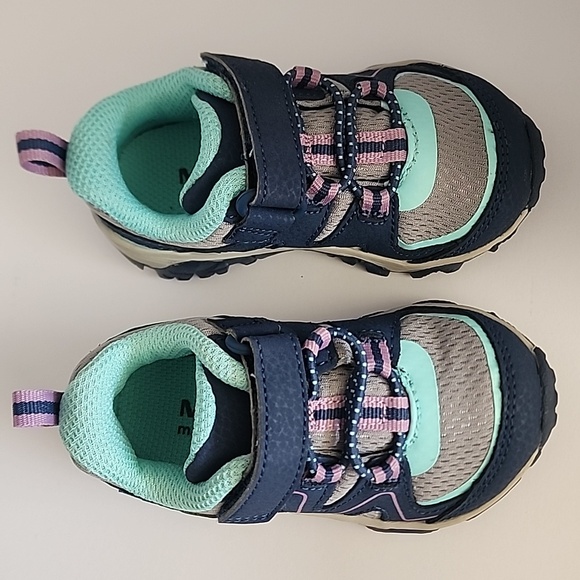 Merrell M-Trail Quest Jr Girls Sneakers - Navy / Gray / Teal - Picture 6 of 10